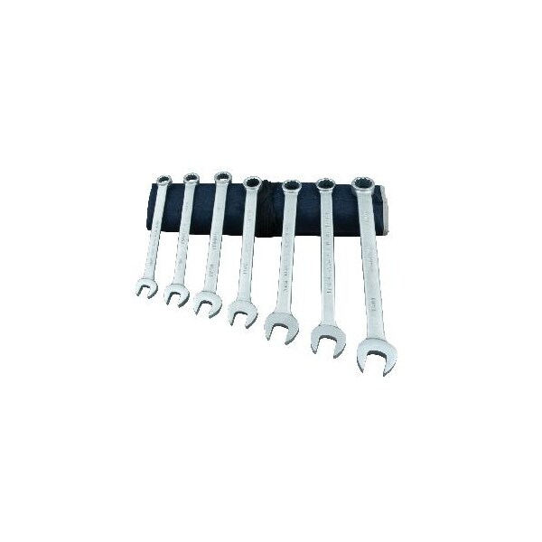 Set, Wr, Comb, Chr, Mm, 7Pc, Bag, C7KM
